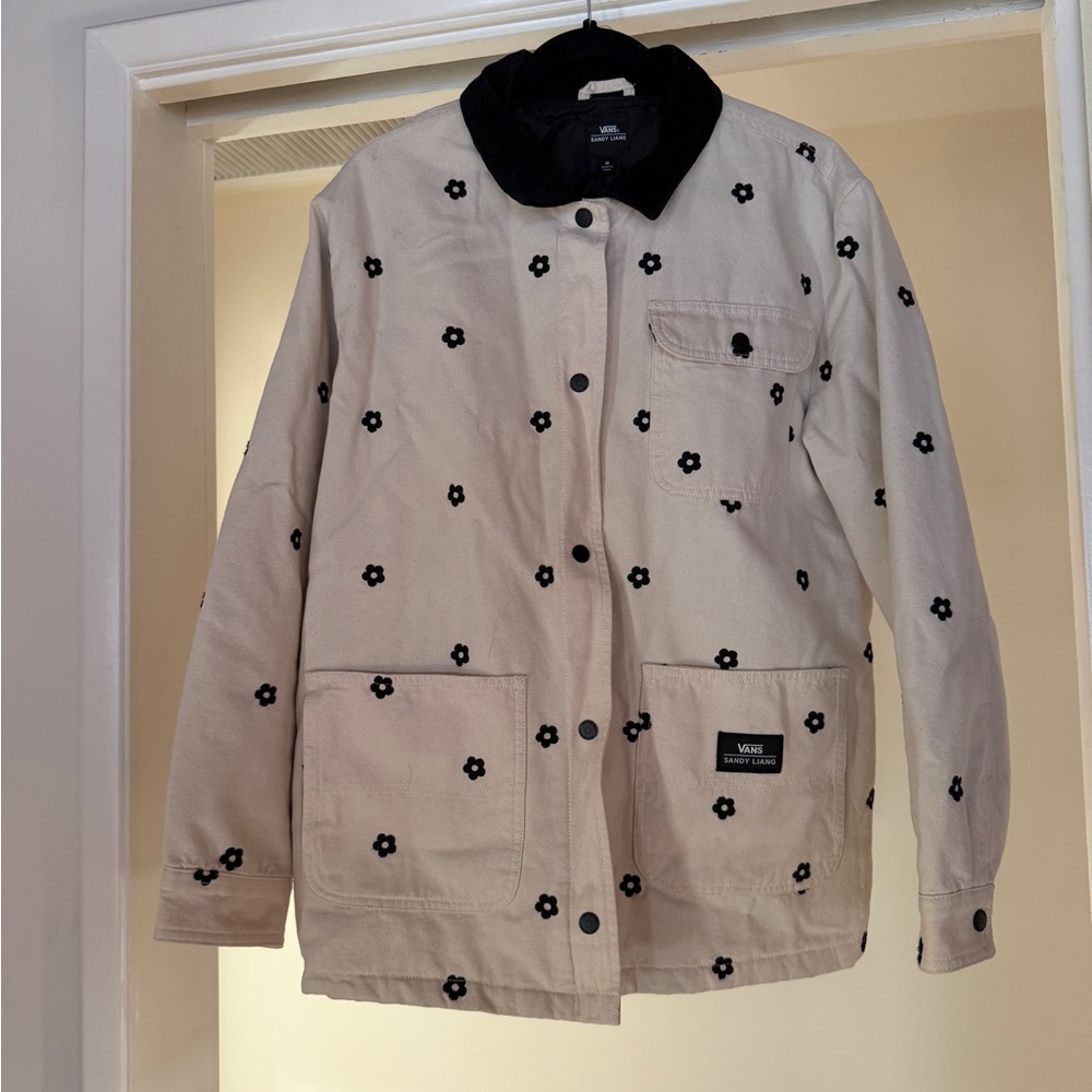 Sandy Liang x Vans Small Cream Daisy Jacket